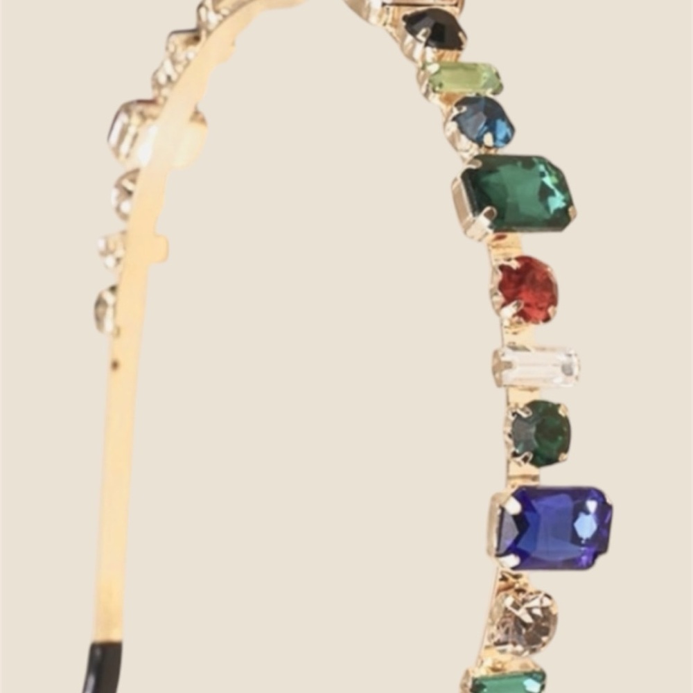 Multicolor Crystal Headband
